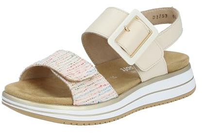 Remonte Damen Riemchensandalen D1J53, Frauen Sandalen,lose Einlage
