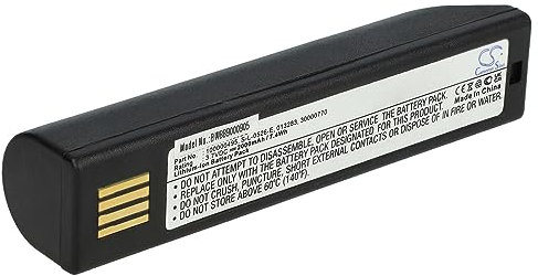vhbw Akku kompatibel mit Honeywell Voyager 1202 Barcodescanner POS (2600 mAh, 3,7 V, Li-Ion)