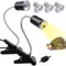 2 Stück Schildkröte Wärmelampe, Schildkröten Wärmelampe, Reptilien Wärmelampe Reptilien Terrarium Lampe Wärmelampe Schildkröten mit Clip 3 UVA UVB-Glühbirnen (50 W) für Eidechse Schildkröte Schlange