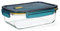 Quid Astral Hermético Rectangular Vidrio 23x17,5x8,4cm - 152cl Otros Vidrios Apto Microondas Apto Congelador Reciclable