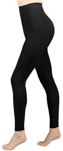 Kompressionsstrumpfhose für Damen, 20-30 mmHg Fußlose Medizinische Kompressionsstrümpfe, Taillenhoch blickdicht, abgestufte Unterstützung, Kompressionsschlauchstrumpfhose für Ödeme, Krampfadern,