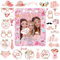 POPOYU 33 Stück Bachelorette party Aufblasbarer Fotorahmen,JGA Accessoires Frauen,JGA Foto Requisiten,Fotobox Accessoires Bachelorette für Frauen Hochzeit,Junggesellinnenabschied Fotorahmen Set deko