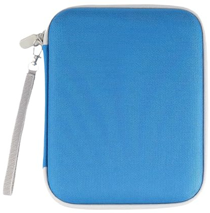 Card Holder for Yoto Card - 80 Pockets Card Case with Zipper, Card Binder Folder for Kids&Adults, 2.3 * 3.4 in Card Organiser for Mini Audiobook Playing Cards - Cerulean 0717