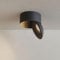 s.luce Santa Neo LED-Deckenstrahler schwenkbar dimmbar Deckenlampe Deckenleuchte, Farbe:Schwarz, Lichtfarbe:Extra Warmweiß (2700K)
