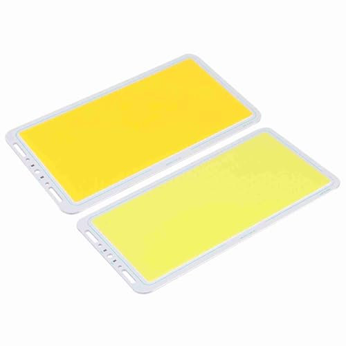 Horoper 12 V COB-Glühbirne, 70 W, COB-Panel-Licht, LED-Streifenform, SMD-LED-Chip-Dioden, Weiche und Ausgewogene Beleuchtung für Taschenlampen, DIY-Modellierungslichter, (Weißes