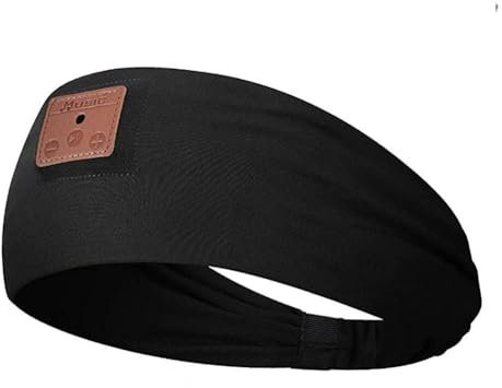 Cuffie per dormire 2024 Bluetooth Boho Cuffie con altoparlanti sottili HD Regalo Sleepers Mic Yoga Sport Chiamate per lato