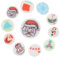 Ipetboom 1000pcs Christmas Nail Art Decoration Soft Stickers for Nail Design Easy to Apply Tip Decals for Festive Decoration and Creative Art