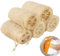 Luffa Schwamm, 5 Stücke Natürliche Luffa Gurke Schwamm, Luffa Peeling Biologisch Luffa Badeschwamm Duschschwamm Spülschwämme für Körperpflege Küche Bad Scrubber und Luffa Seife 12.1 cm
