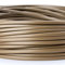 ORION LIGHTSTYLE Flaches Lampenkabel Ersatzkabel PVC ummantelt YML 2-polig 2 x 0,75 mm2 zwei Adern Leitungen dünn Leuchtenkabel gold 5m 5 Meter
