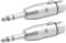 Toyvian 2St Audio-Adapter Audioadapter Mikrofonadapter Vierkantrohrverbinder Samtbrosche Männlicher TRS-zu-Stecker-XLR-Adapter TRS-Stecker auf XLR-Stecker-Adapter Zinklegierung Silver