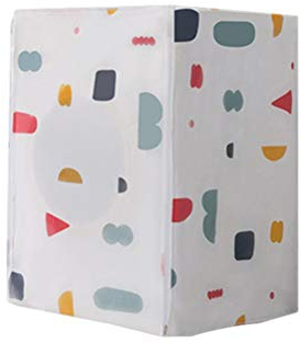 VOSAREA 1pieza Funda para Lavadora y Secadora Protección Solar y Diseño Transparente Cubierta Antisalpicaduras para Uso Interior y Exterior