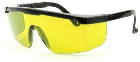 Buzz Goggles lunettes, protection des yeux lunette contre faisceau laser lunettes de sécurité (jaune)
