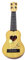 SUPVOX UkuléLé Mini pour Enfants, Jouet Guitare 39 Cm avec 4 Cordes, Instrument Musical ÉDucatif PréCoce en Plastique, IdéAl pour DéVelopper Les Talents Musicaux des Enfants