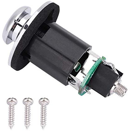 Endpin-Buchse, Endpin-Buchse Adapter Piezo-Tonabnehmer Audio Endpin-Buchse Für Akustikgitarre Eingebauter Stab Piezo-Tonabnehmer 6,35 mm Ausgang 2,5 mm Eingang Gitarrenteile Mit 3 Befestigungsschraube