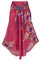 GURU SHOP Boho Sommerrock, Maxirock Hippie Chic - Rot, Damen, Synthetisch