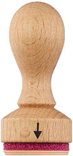 3X cArt-Us Stempel rund Herz Stitches