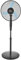 Ardes AR5EA41PB Easy 41PB PLUS Ventilateur sur pied rond 3 pales 40 cm, hauteur 130 cm, 3 niveaux de vitesse, design premium total noir