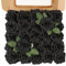 Ancokig Künstliche 25 Stück Rosen Blumen Schaumrosen Foamrosen Kunstblumen Rosenköpfe Gefälschte Kunstrose Rose für Hochzeit Blumensträuße Braut Zuhause Dekoration (Schwarz,25 Stück)