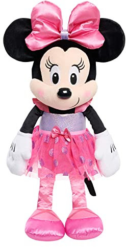 Disney Junior Minnie Mouse 19-Inch Large Minnie Mouse Ballerina Plushie, Officially Licensed Kids Toys for Ages 3 Up by Just Play