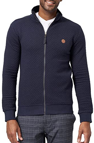 Indicode Herren Bermie Sweatjacke Cardigan mit Stehkragen & Reisverschluss