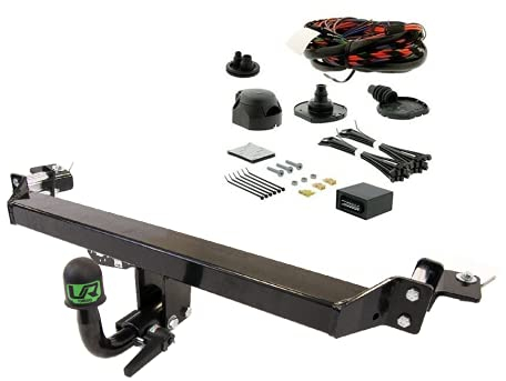 UmbraRimorchi Horizontal Abnehmbare Anhängerkupplung AHK + 7p Kompatibel Mit VW Caddy 43062/C+VW106B1 03/2004-05/2015