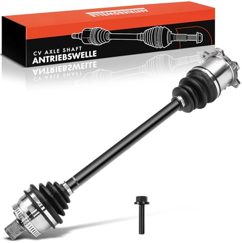 Frankberg Antriebswelle Achswelle MT Vorne Rechts Replace# 8E0407272AH | Kompatibel mit A4 Avant 8ED 8E5, A4 8EC 8E2 Cabriolet 8H7, Seat Exeo ST 3R5, Exeo 3R2; mit ABS-Ring
