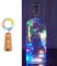 Multicoloured Bottle Cork Fairy Lights, 1 Pack, Battery Operated, 20 LED, 190cm with Cork stopper and Silver Copper Wire String Perfect for Parties, Christmas Decorations Halloween and Weddings