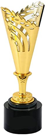 DITUDO Trofei Trofei in Metallo Basketball Soccer Rugby Championship Trophies, Crystal High-Grade Trophies Awards Regali