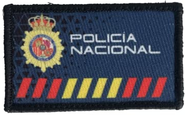 Parche Policía Nacional España 3D con Fijación Autoadherente