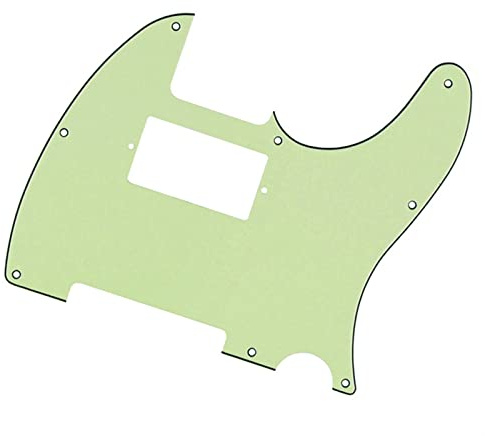 8-Loch-Gitarren-Pickguard Humbucker Mint Green Guitar Pickguard Scratch Plate für For TL-Style-Gitarre E-Gitarren-Teile