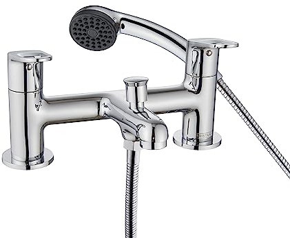 Bristan Essentials Iris Bathroom Taps, Bath Shower Mixer