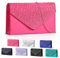 Fililogor Pochette Donna Rosa Caldo Pochette da Sera, Chiusura a Busta Pochette Donna Matrimonio, Borse a Tracolla da Donna Elegante con Tracolla per il Ballo di Fine Anno, la Festa (Rosa Caldo)