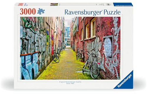 Ravensburger Puzzle 12000807 - Street Art in Amsterdam - 3000 Teile Puzzle für Erwachsene ab 14 Jahren