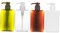 Ipetboom 2Pièces Bouteilles Carrées Petg avec Pompe Flacons Rechargeables pour Lotion Shampooing Réutilisables