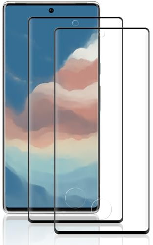 Beukei Vitre Protection pour Google Pixel 6 Pro Verre Trempé, 2 Pièces Vitre de Protection [Dureté 9H][Ultra HD Claire][Anti Rayures] Force Glass