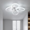 KUKAK Deckenleuchte,32W LED Deckenlampe, 6000K Modern Kreative Minimalistische Deckenlampen,Deckenbeleuchtung Lampen für Balkone Flurgarderobe Schlafzimmer Badezimmer Flur Küche Gang Balkon Weiß