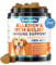 Carmelie Itchy Dog Skin Relief 200 Chews - Anti Itch Treats for Dogs - Omega 3 Probiotics for Dog - Itchy & Paw Licking Allergy Relief, Seasonal Allergies, Skin & Coat Support (Chicken)