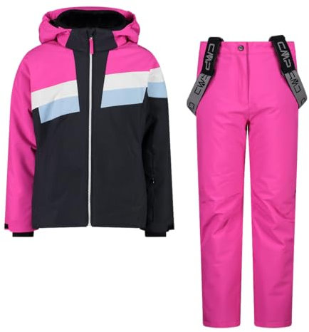 CMP Campagnolo Skijacke Kid Set Jacke und Hose (Anthrazit/Fuchsia, 152)