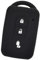 MUEOSI 3 Button Car Key Fob, for NISSAN, for Qashqai, for Micra, Juke, for X-TRAIL, Navara Note Tiida Pathfinder Holder Silicone Car Remote Key Fob car key shell
