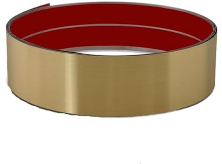 BANGHA Door Kick Plate,Door Kick Plates For Internal Door Kick Plate, Self-Adhesive Kickplate, Baseboard Molding Trim, Anti-Scratch Base Cover(Brushed Gold,9.8ft x 3.94in)