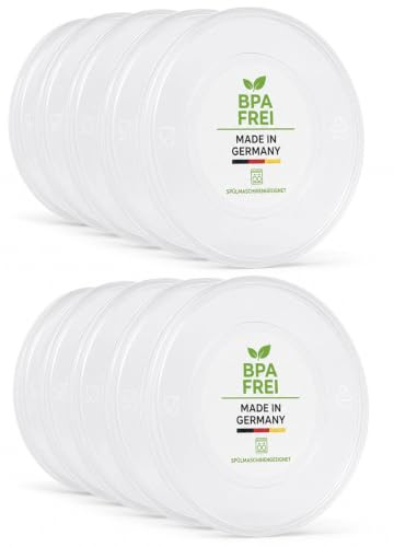 Falkenhorn Dosendeckel für Tierfutter – 10x 200g / 400g Hundefutter & Katzenfutter Dosen – BPA-frei, Lebensmittelecht, Spülmaschinenfest, Wiederverwendbar, Made in Germany – Frische & Geruchsbindung