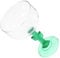 TOPPERFUN 1Pc Cactus Margarita Glass Decorative Drinking Cup for Parties Home Bars Unique Transparent Design for Weddings Anniversaries Housewarmings