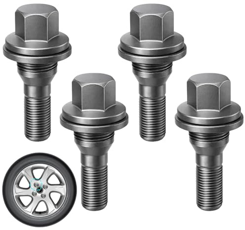 4 Pezzi Dadi Ruota M12 x 1,25 mm OEM 9817024580 540567