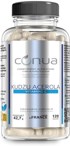 Kudzu 120 gélules, Acerola Stop aux dépendances poudre en gélule - stress et surmenage - Action calmante