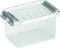 Sunware 87400017 - Aufbewahrungsbox „the q-line“, 0,4 Liter, mit Deckel, transparent, 1 Stück