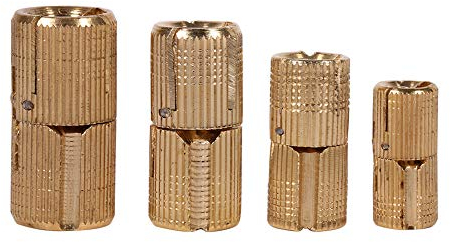 4 Pezzi Cerniera a Scomparsa in Ottone Cardini per Mobili Cerniere a Barilotto Nascoste Invisibile Cilindrica Cerniera Barile Scatola per Contenitore di Gioielli Porta in Legno DIY Fatto Mano (12mm)