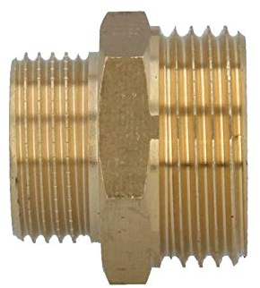 Messing Reduziernippel Fitting Gewindefitting Varianten 3/8 1/2 3/4 1 (1x3/4)