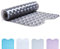 TranquilBeauty rutschfeste Badematte mit Saugnäpfen | Grau 100x40cm/40x16in Extra Lange Badewannenmatten | Maschinenwaschbar, Latex-frei | Duschmatte Ideal für Ältere & Kinder