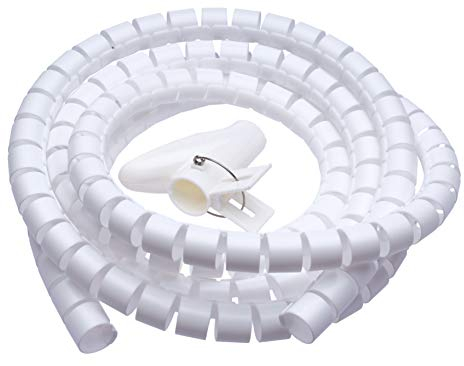 CONNECT IT Rohr zur Führung der Kabel WINDER, 2,5m x 20mm, weiß