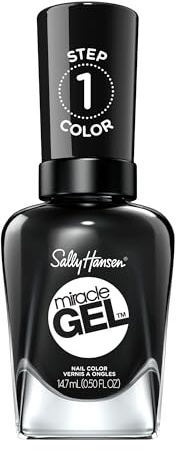 Sally Hansen Miracle Gel Nail Polish 460-onyx-pected (15ml)
